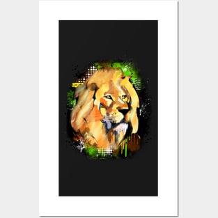 Painting : Lion Posters and Art